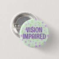 Cute Purple Floral Vision Impaired