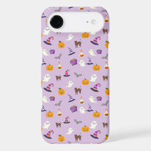 Cute purple halloween Seamless Pattern - Spooky