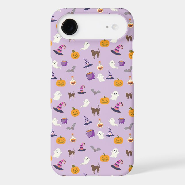 Cute purple halloween Seamless Pattern - Spooky (Back)