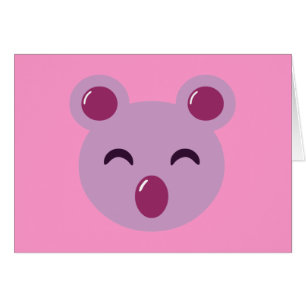 Cute Purple Koala Bear