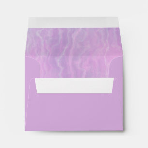 Cute Purple Marble Design Envelope