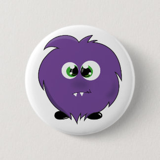 Cute Purple Monster 6 Cm Round Badge