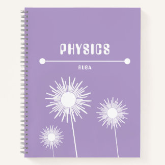 Cute purple Notebook
