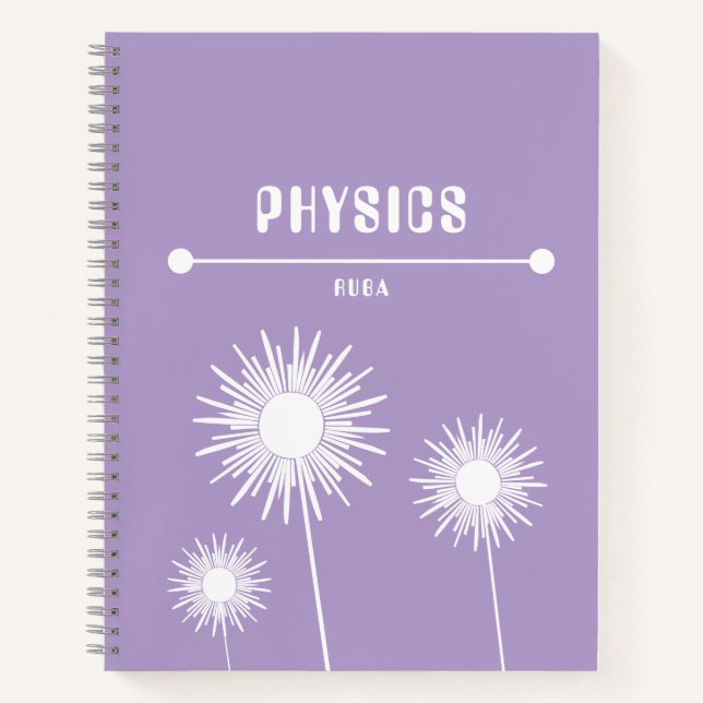 Cute purple Notebook (Front)