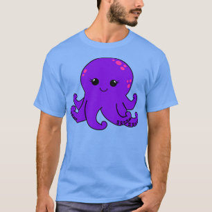 Cute Purple Octopus T-Shirt