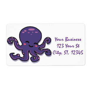 Cute Purple Octopus Thunder_Cove