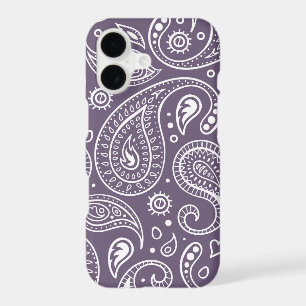 Cute Purple Paisley Pattern