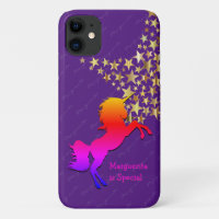Cute PURPLE Personalised UNICORN