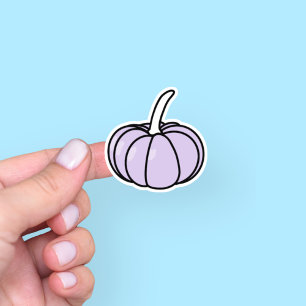 Cute Purple Pumpkin Sticker