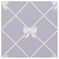 Cute Purple Ribbon Bow Lattice Pattern