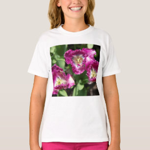 Cute purple tulips in the garden T-Shirt