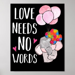 Cute Puzzle Elephant Autism Awareness Day s Poster