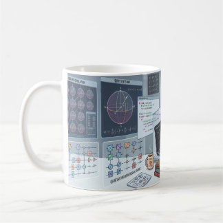 Cute Quantum Lab Cat Mug