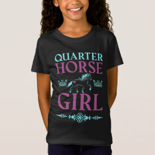 Cute Quarter Horse Girl  T-Shirt