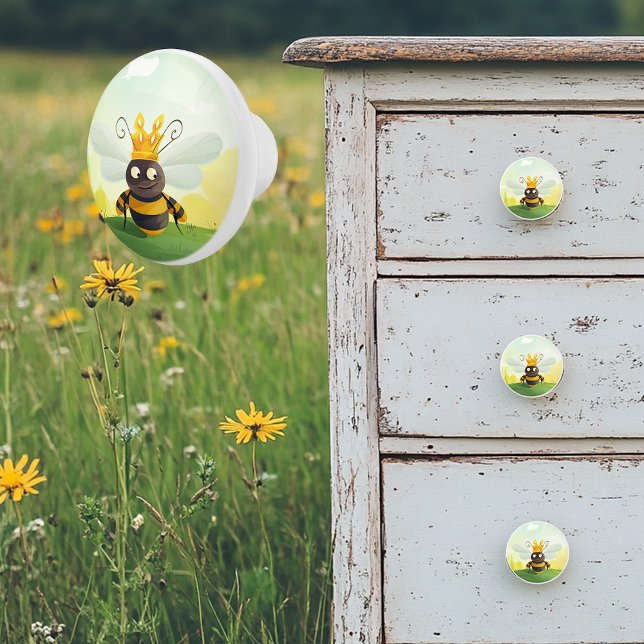 Cute Queen Bee Ceramic Knob (Creator Uploaded)
