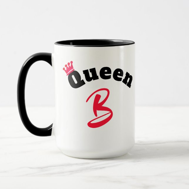 Cute Queen Bee Coffee Mug (Left)