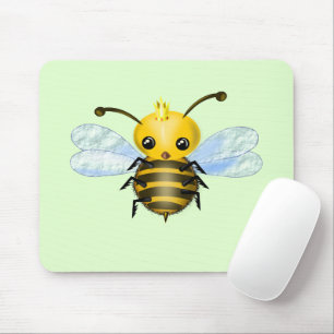 Cute Queen Bee Mouse Pad