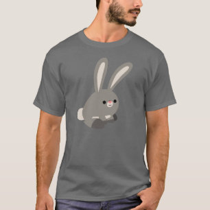 Cute Quiet Cartoon Rabbit T-Shirt