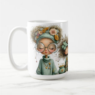 CUTE QUIRKY LITTLE IRISH GIRLS COFFEE MUG