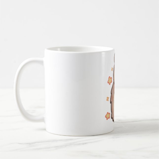 Cute quokka Delight � Cute Animal Art Coffee Mug (Left)