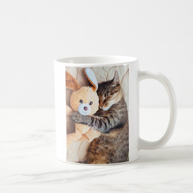 Cute Quote All You Need Is Love and a Cat Photo Co Coffee Mug (Right)