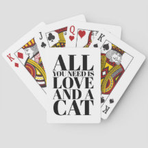 Cute Quote All You Need Is Love and a Cat