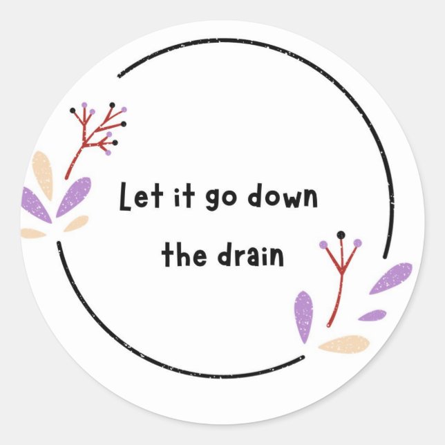 Cute Quote Sticker (Front)