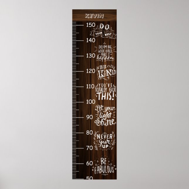 Cute Quotes Growth Chart (Front)
