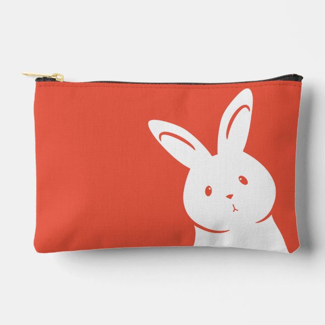 Cute Rabbit Accessory Pouch (Front)