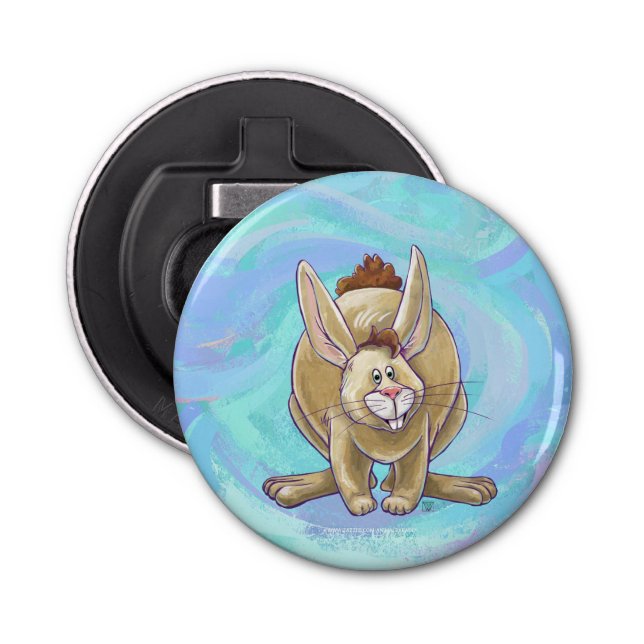 Cute Rabbit Animal Parade Bottle Opener (Front)