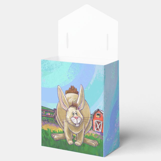 Cute Rabbit Animal Parade Favour Box (Opened)