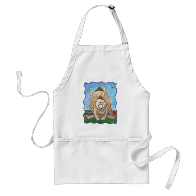 Cute Rabbit Animal Parade Standard Apron (Front)