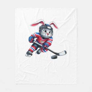 Cute Rabbit Boys Kids Men T-Shirt Fleece Blanket