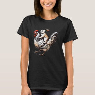 Cute Rabbit Bunny Chicken T-Shirt