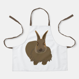 Cute Rabbit Bunny Kids Apron