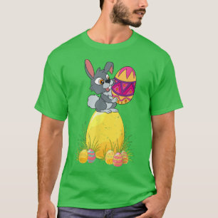 Cute Rabbit Bunny Lover Easter Day Easter Eggs Hap T-Shirt