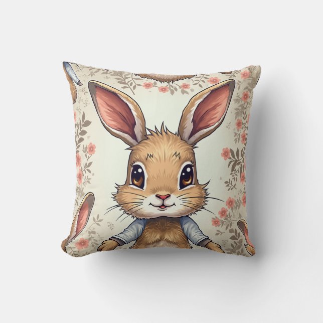 cute rabbit cushion pillow (Front)