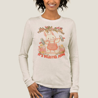 Cute Rabbit Lifter Tri-Blend Shirt