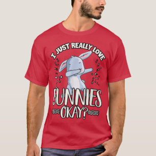 Cute Rabbit Lover Graphic Women Men Kids Bunny  T-Shirt