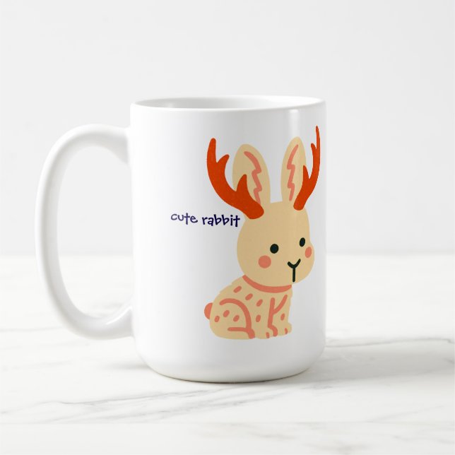 Cute Rabbit Mug (Left)