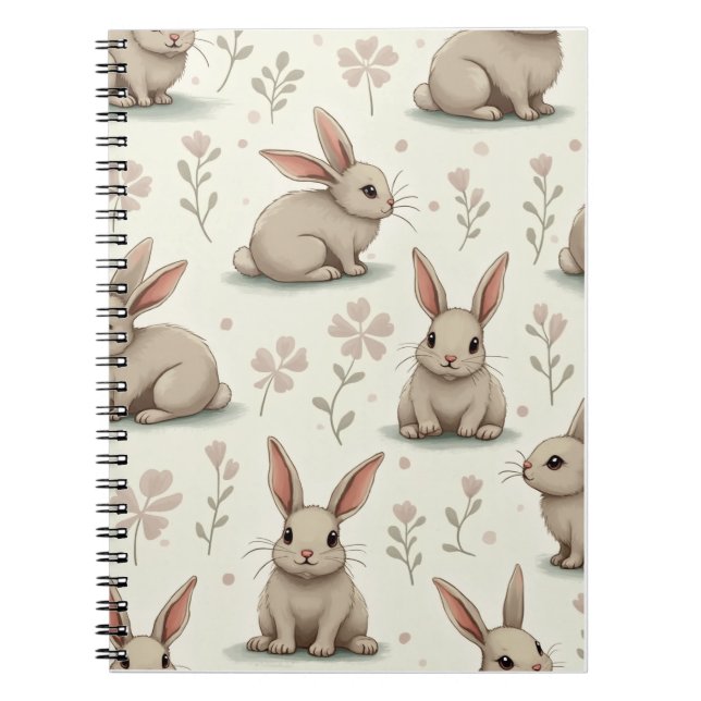 Cute Rabbit Notebook (Front)