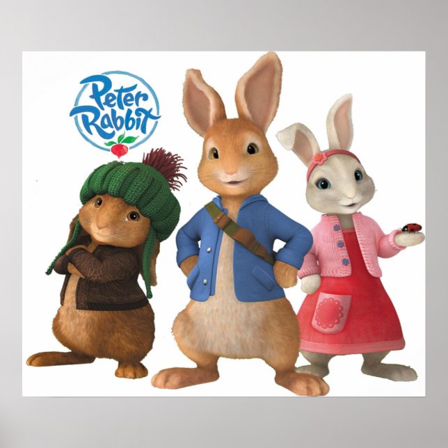 Cute rabbit peter rabbit pete poster (Front)