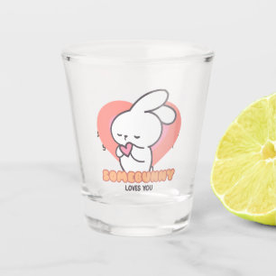 Cute Rabbit: Some Bunny Loves You Shot Glass