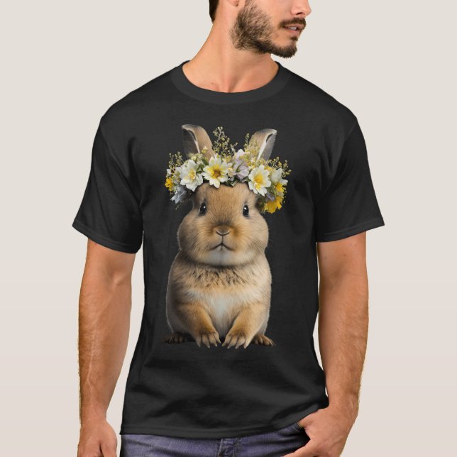 Cute Rabbit T-Shirt (Front)