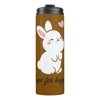 Cute Rabbit Thermal Tumbler