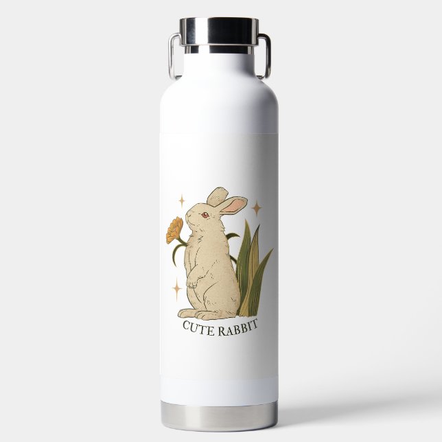 cute rabbit water bottle (Front)