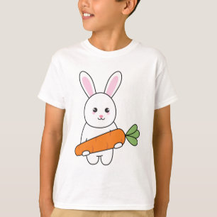 cute rabbit with carrot T-Shirt