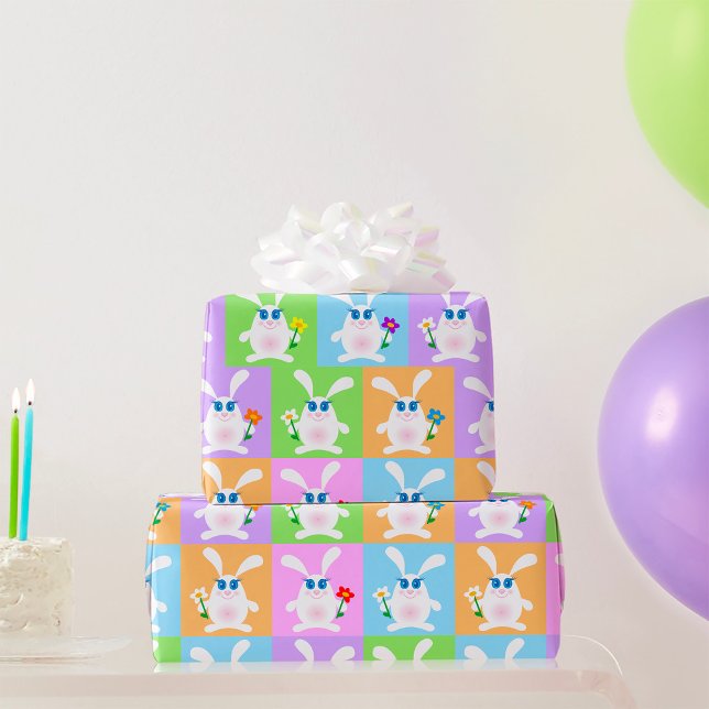 Cute Rabbits Wrapping Paper (Creator Uploaded)