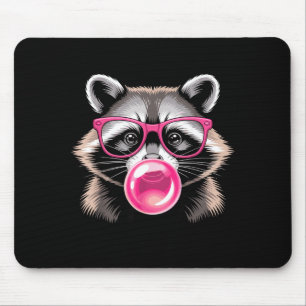 Cute Raccoon Design For Men Women Kids Racoon Racc Mouse Pad
