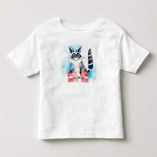 Cute racoon birthday gift toddler T-Shirt